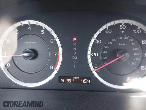 2009 Honda Accord LX-P with VIN 1HGCP26429A041608, listed as a IAAI auction lot 42134875 with 131,381 mi miles and . Bid and sale history available at DreamBid. Image 14.