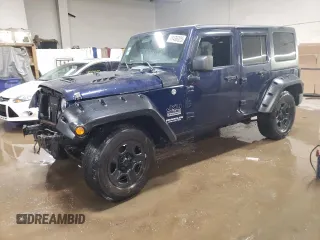 2013 Jeep Wrangler Unlimited Sport z VIN 1C4BJWDG5DL529707, wystawiony jako Copart lot #48436325 z przebiegiem 142 661 mil mil oraz Szkody całkowita. Historia ofert i sprzedaży dostępna na DreamBid. Obrazek 1.