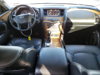 2011 Infiniti QX56 7-passenger with VIN JN8AZ2NE0B9005454, listed as a Copart auction lot 73222904 with 143,449 mi miles and Salvage Title. Bid and sale history available at carsss.com. Image 8.