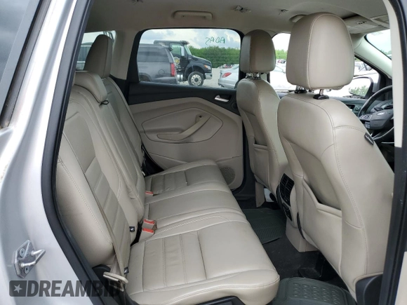2017 Ford Escape Titanium with VIN 1FMCU0J96HUC12822, listed as a Copart auction lot 54259375 with 127,114 mi miles and Salvage Title. Bid and sale history available at DreamBid. Image 11.