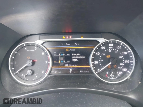 2024 Nissan Sentra SV with VIN 3N1AB8CV9RY378456, listed as a IAAI auction lot 42052412 with 9,145 mi miles and . Bid and sale history available at DreamBid. Image 7.