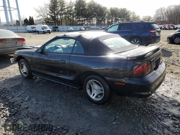 1998 Ford Mustang with VIN 1FAFP4449WF153210, listed as a Copart auction lot 44126725 with 143,249 mi miles and Salvage Title. Bid and sale history available at carsss.com. Image 2.