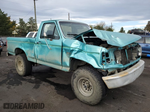 1995 Ford F-150 with VIN 1FTEF14NXSNA51477, listed as a Copart auction lot 76371134 with 113,544 mi miles and Salvage Title. Bid and sale history available at carsss.com. Image 4.