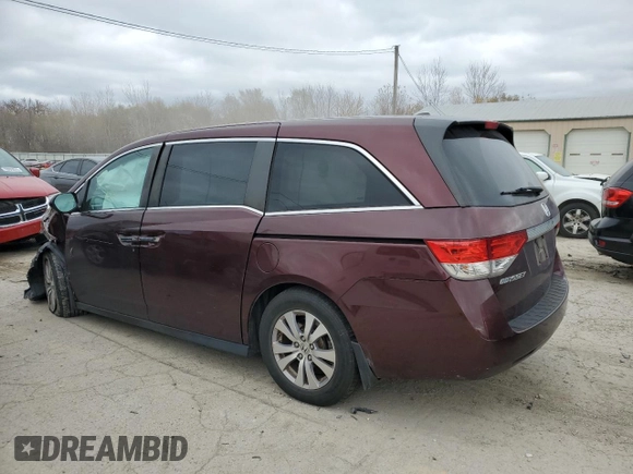 2015 Honda Odyssey EX-L with VIN 5FNRL5H62FB085566, listed as a Copart auction lot 50026065 with Not Provided miles and Non Repairable. Bid and sale history available at DreamBid. Image 2.