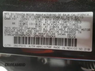 2013 Toyota Tacoma with VIN 3TMMU4FN5DM056745, listed as a Copart auction lot 54555425 with 243,637 mi miles and Clean Title. Bid and sale history available at carsss.com. Image 12.