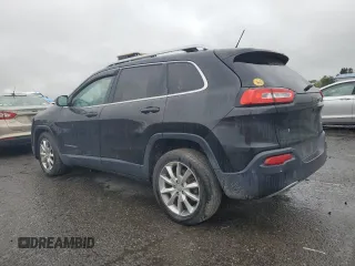 2014 Jeep Cherokee Limited with VIN 1C4PJLDS0EW106560, listed as a Copart auction lot 60785405 with 91,662 mi miles and Salvage title. Bid and sale history available at DreamBid. Image 2.