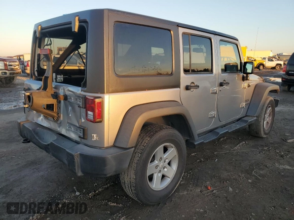 2018 Jeep Wrangler JK Unlimited Sport S with VIN 1C4HJWDG3JL891010, listed as a Copart auction lot 85007304 with 126,887 mi miles and Salvage Title. Bid and sale history available at carsss.com. Image 3.