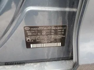 2015 Hyundai Sonata SE z VIN 5NPE24AF0FH200687, wystawiony jako Copart lot #55123525 z przebiegiem 111 325 mil mil oraz Szkoda całkowita • Salvage title. Historia ofert i sprzedaży dostępna na DreamBid. Obrazek 12.