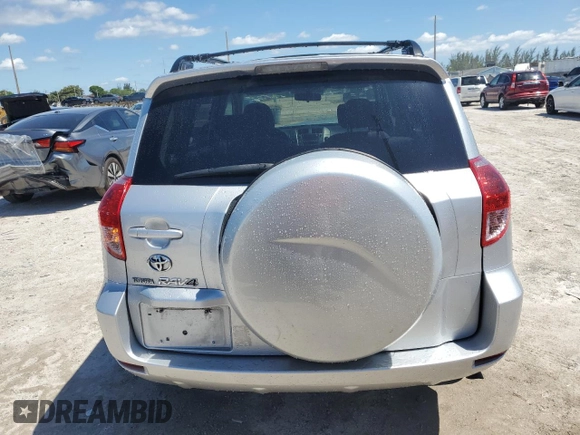 2006 Toyota RAV4 with VIN JTMZD35V365001186, listed as a Copart auction lot 57124705 with 70,483 mi miles and Clean Title. Bid and sale history available at DreamBid. Image 6.