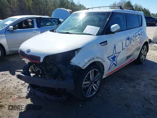 2014 Kia Soul + with VIN KNDJP3A57E7034169, listed as a IAAI auction lot 41858390 with 136,943 mi miles. Bid and sale history available at carsss.com. Image 2.