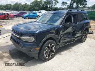 2022 Ford Bronco Sport Outer Banks z VIN 3FMCR9C64NRD44411, wystawiony jako Copart lot #62915275 z przebiegiem 33 390 mil mil oraz Szkoda całkowita • Salvage title. Historia ofert i sprzedaży dostępna na DreamBid. Obrazek 1.