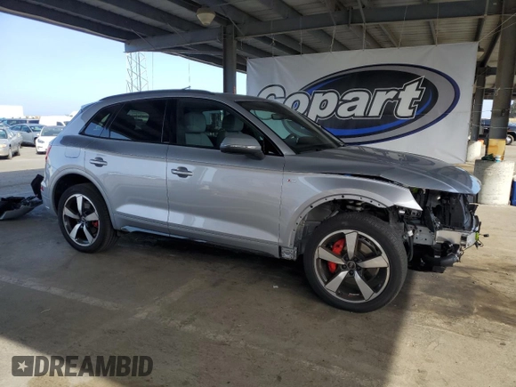 2024 Audi Q5 S line Premium Plus with VIN WA1EAAFY6R2003275, listed as a Copart auction lot 57482135 with 13,350 mi miles and Salvage title. Bid and sale history available at DreamBid. Image 4.