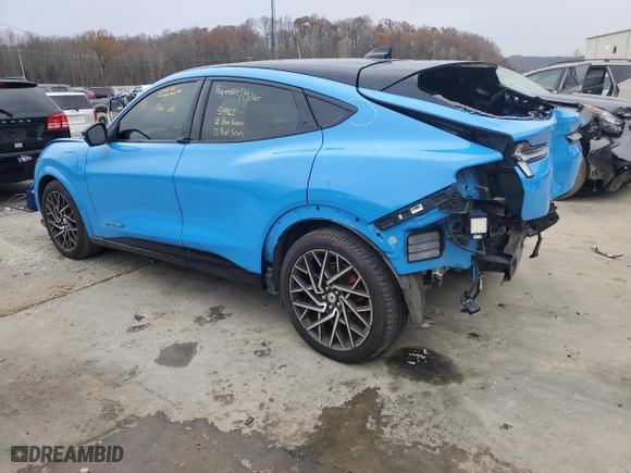 2021 Ford Mustang Mach-E GT with VIN 3FMTK4SX4MME02238, listed as a Copart auction lot 82581164 with 39,431 mi miles and Salvage Title. Bid and sale history available at carsss.com. Image 2.
