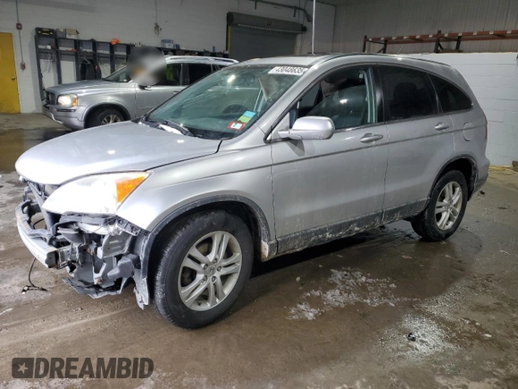2011 Honda CR-V EX-L with VIN JHLRE4H70BC034767, listed as a Copart auction lot 43048635 with 187,649 mi miles and Salvage Title. Bid and sale history available at carsss.com. Image 1.