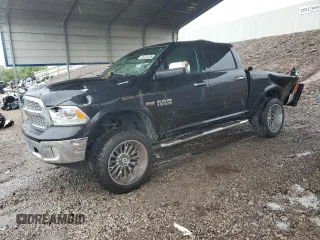 2017 Ram 1500 Laramie with VIN 1C6RR7NT0HS817601, listed as a Copart auction lot 58722495 with 138,830 mi miles and Salvage title. Bid and sale history available at DreamBid. Image 1.