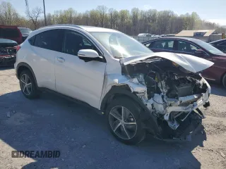 2021 Honda HR-V EX with VIN 3CZRU6H57MM717376, listed as a Copart auction lot 52577585 with 37,623 mi miles and Salvage Title. Bid and sale history available at carsss.com. Image 4.