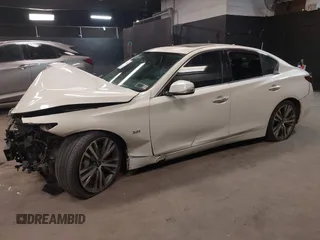 2020 Infiniti Q50 3.0t SPORT with VIN JN1EV7AR7LM253846, listed as a IAAI auction lot 41305150 with 45,560 mi miles. Bid and sale history available at carsss.com. Image 2.