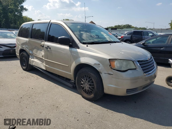 2008 Chrysler Town & Country LX with VIN 2A8HR44H68R617462, listed as a Copart auction lot 68522444 with 169,155 mi miles and Salvage Title. Bid and sale history available at DreamBid. Image 4.