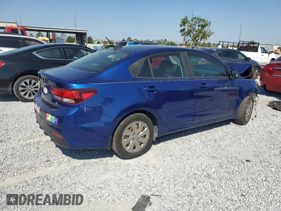 2018 Kia Rio LX with VIN 3KPA24AB7JE127486, listed as a Copart auction lot 50742805 with 55,569 mi miles and Salvage Title. Bid and sale history available at carsss.com. Image 3.