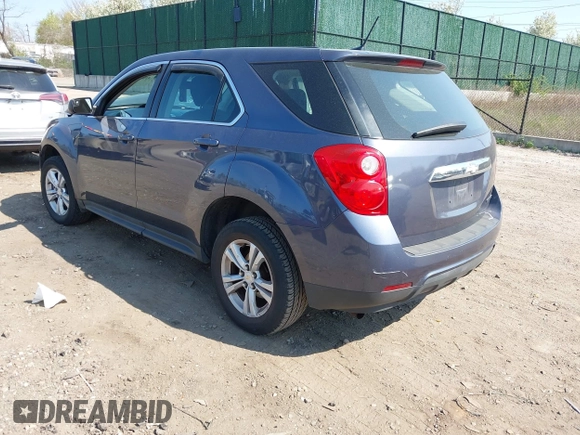 2013 Chevrolet Equinox LS with VIN 2GNALBEK4D6161859, listed as a IAAI auction lot 42094733 with 109,028 mi miles and . Bid and sale history available at DreamBid. Image 3.