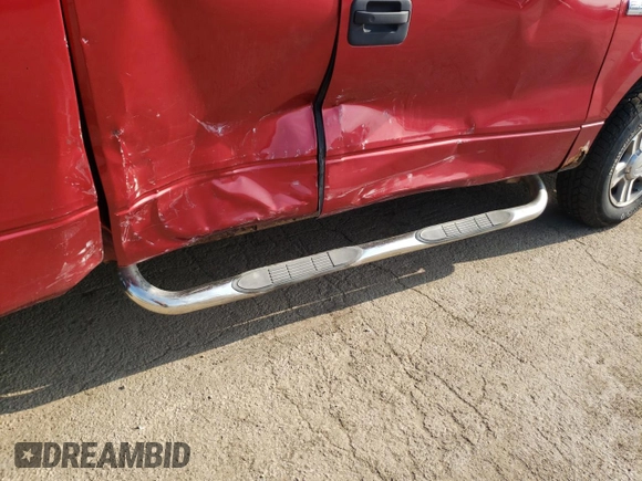 2008 Ford F-150 STX with VIN 1FTRX14W68FC28651, listed as a Copart auction lot 57299972 with 98,397 mi miles and Salvage Title. Bid and sale history available at carsss.com. Image 9.