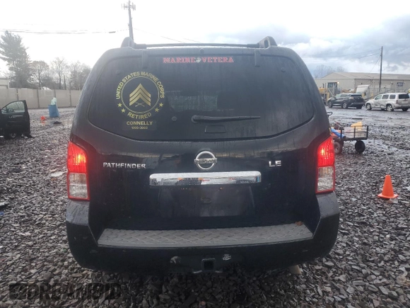 2008 Nissan Pathfinder LE with VIN 5N1BR18BX8C622606, listed as a Copart auction lot 86441644 with 234,192 mi miles and Salvage Title. Bid and sale history available at carsss.com. Image 6.