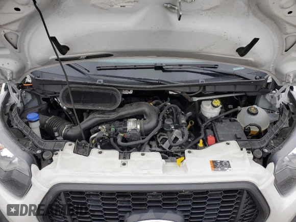 2023 Ford Transit Cargo with VIN 1FTBR1C88PKB21007, listed as a Copart auction lot 70991064 with 16,219 mi miles and Salvage Title. Bid and sale history available at DreamBid. Image 11.