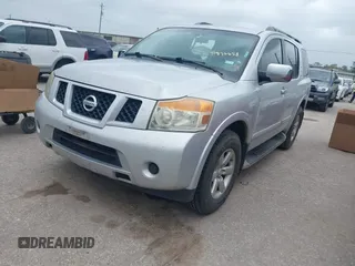 2010 Nissan Armada SE z VIN 5N1BA0ND2AN606062, wystawiony jako IAAI lot #41970658 z przebiegiem 210 541 mil mil oraz . Historia ofert i sprzedaży dostępna na DreamBid. Obrazek 2.
