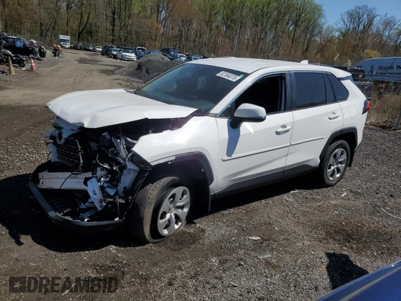 2023 Toyota RAV4 LE z VIN 2T3G1RFV6PC329344, wystawiony jako Copart lot #52164075 z przebiegiem Nie podano mil oraz Szkoda całkowita • Salvage title. Historia ofert i sprzedaży dostępna na DreamBid. Obrazek 1.