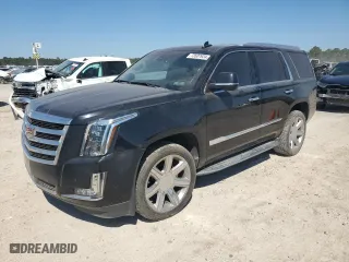 2017 Cadillac Escalade Luxury with VIN 1GYS4BKJ4HR279453, listed as a Copart auction lot 73507924 with 44,905 mi miles and Salvage Title. Bid and sale history available at carsss.com. Image 1.