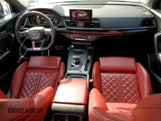 2019 Audi SQ5 Premium Plus with VIN WA1B4AFY1K2015849, listed as a Copart auction lot 52017083 with 25,465 mi miles. Bid and sale history available at carsss.com. Image 8.