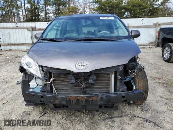 2014 Toyota Sienna LE with VIN 5TDJK3DC5ES093753, listed as a Copart auction lot 47452575 with 124,942 mi miles and Salvage Title. Bid and sale history available at DreamBid. Image 5.