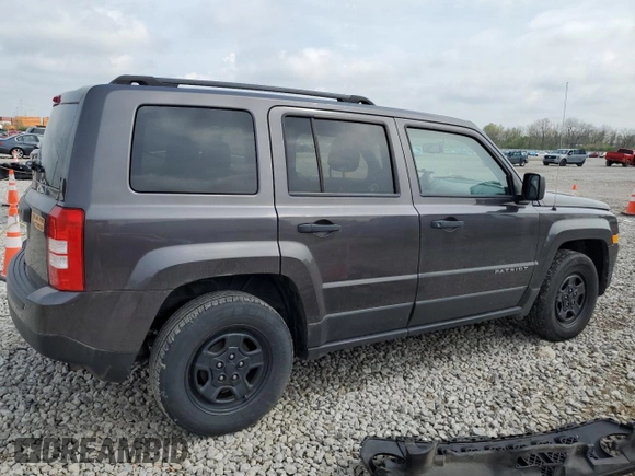 2016 Jeep Patriot Sport with VIN 1C4NJPBA2GD629201, listed as a Copart auction lot 53488795 with 98,382 mi miles and Salvage Title. Bid and sale history available at carsss.com. Image 3.