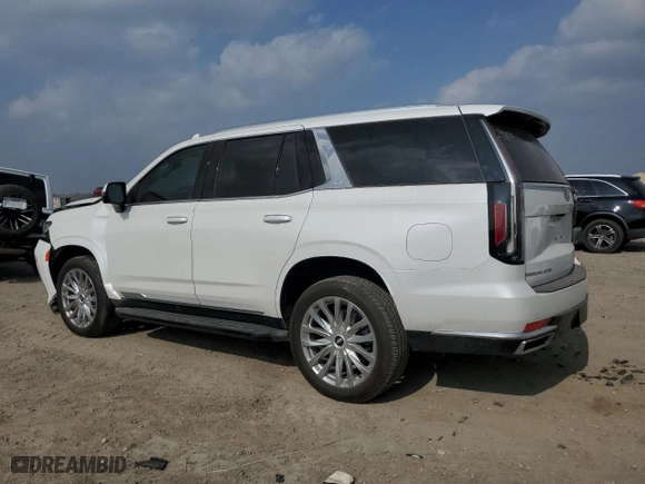 2024 Cadillac Escalade 4WD Premium Luxury with VIN 1GYS4BKL9RR184065, listed as a Copart auction lot 49335615 with 8,575 mi miles and Salvage Title. Bid and sale history available at carsss.com. Image 2.