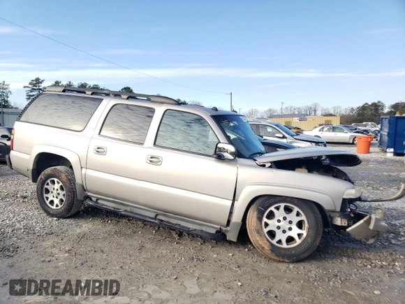 2005 Chevrolet Suburban Z71 with VIN 3GNFK16Z35G195828, listed as a Copart auction lot 88249925 with 254,252 mi miles and Salvage Title. Bid and sale history available at carsss.com. Image 4.