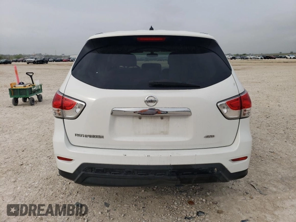 2014 Nissan Pathfinder S z VIN 5N1AR2MM4EC679257, wystawiony jako Copart lot #50843915 z przebiegiem 157 435 mil mil oraz Czysty tytuł • Clean title. Historia ofert i sprzedaży dostępna na DreamBid. Obrazek 6.