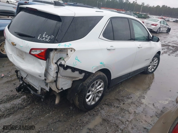 2018 Chevrolet Equinox LT with VIN 2GNAXJEV7J6193919, listed as a IAAI auction lot 41609954 with 107,087 mi miles. Bid and sale history available at carsss.com. Image 4.