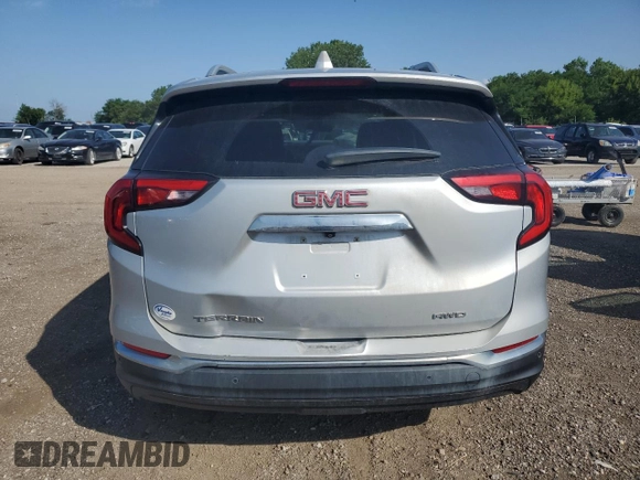 2020 GMC Terrain SLT with VIN 3GKALVEV1LL312790, listed as a Copart auction lot 61825055 with 135,858 mi miles and Salvage title. Bid and sale history available at DreamBid. Image 6.