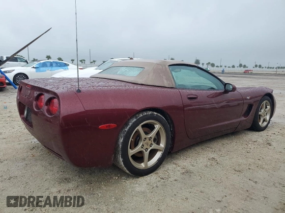 2003 Chevrolet Corvette with VIN 1G1YY32G635111840, listed as a Copart auction lot 74098764 with 0 mi miles and Non Repairable. Bid and sale history available at carsss.com. Image 3.