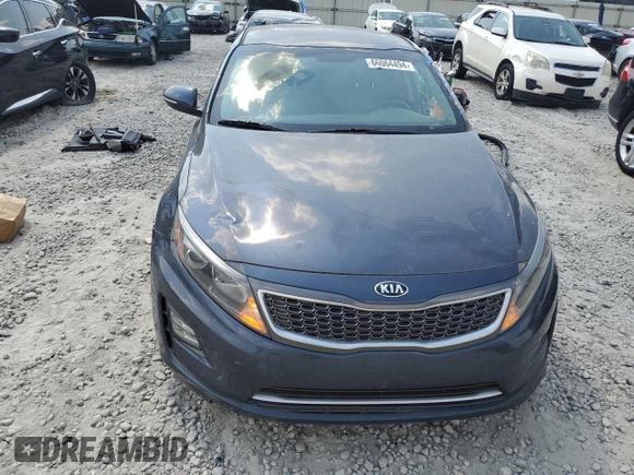 2015 Kia Optima Hybrid EX with VIN KNAGN4AD5F5080400, listed as a Copart auction lot 66064494 with 91,538 mi miles and Salvage Title. Bid and sale history available at carsss.com. Image 5.