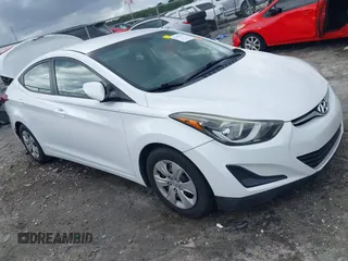 2016 Hyundai Elantra SE with VIN 5NPDH4AE1GH687157, listed as a IAAI auction lot 42457417 with 108,831 mi miles and . Bid and sale history available at DreamBid. Image 1.