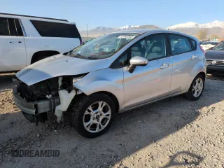 2015 Ford Fiesta SE with VIN 3FADP4EJ3FM196257, listed as a Copart auction lot 52760365 with 159,359 mi miles and Salvage Title. Bid and sale history available at carsss.com. Image 1.