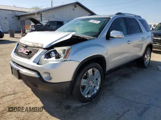 2010 GMC Acadia SLT2 z VIN 1GKLRNED1AJ185820, wystawiony jako Copart lot #52496795 z przebiegiem 186 460 mil mil oraz Szkoda całkowita • Salvage title. Historia ofert i sprzedaży dostępna na DreamBid. Obrazek 1.