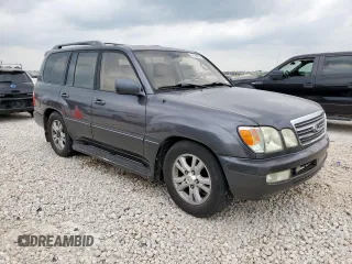 2003 Lexus LX 470 z VIN JTJHT00W033530306, wystawiony jako Copart lot #57162675 z przebiegiem 185 458 mil mil oraz Szkody całkowita. Historia ofert i sprzedaży dostępna na DreamBid. Obrazek 4.