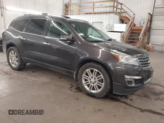 2014 Chevrolet Traverse LT with VIN 1GNKVGKD2EJ370779, listed as a IAAI auction lot 41710764 with 164,510 mi miles. Bid and sale history available at carsss.com. Image 1.