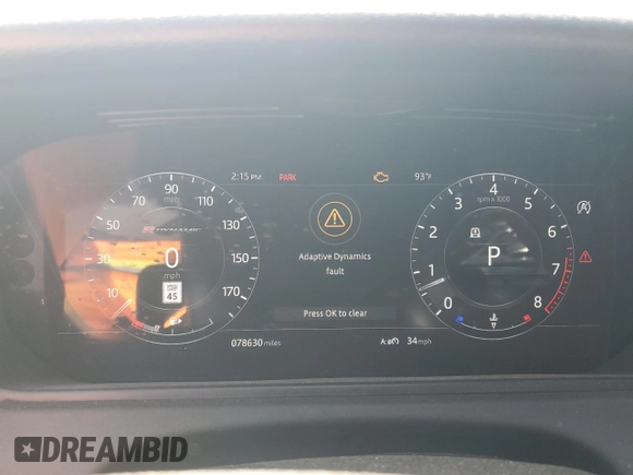2018 Land Rover Range Rover Velar R-Dynamic SE with VIN SALYL2RV7JA756031, listed as a Copart auction lot 49412725 with 78,630 mi miles and Salvage Title. Bid and sale history available at carsss.com. Image 9.