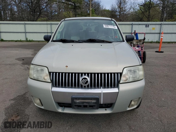 2005 Mercury Mariner Luxury z VIN 4M2YU56145DJ14548, wystawiony jako Copart lot #56871115 z przebiegiem 114 729 mil mil oraz Czysty tytuł • Clean title. Historia ofert i sprzedaży dostępna na DreamBid. Obrazek 5.