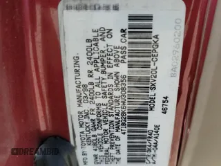 1998 Toyota Camry LE z VIN 4T1BG28K6WU308356, wystawiony jako Copart lot #57686475 z przebiegiem 178 274 mil mil oraz Szkoda całkowita • Salvage title. Historia ofert i sprzedaży dostępna na DreamBid. Obrazek 12.