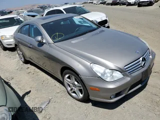 2007 Mercedes-Benz CLS-Class 5.5L with VIN WDDDJ72X97A091152, listed as a Copart auction lot 63346344 with 126,952 mi miles and Salvage Title. Bid and sale history available at carsss.com. Image 4.