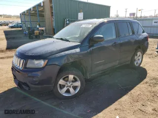 2014 Jeep Compass Sport with VIN 1C4NJDBB4ED566543, listed as a Copart auction lot 47140445 with 144,170 mi miles and Salvage Title. Bid and sale history available at carsss.com. Image 1.